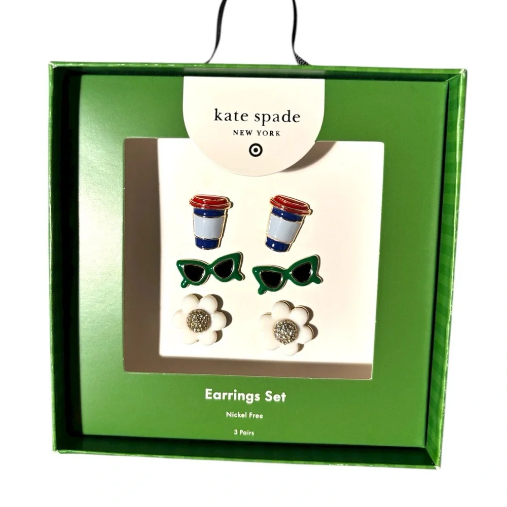 Kate Spade x Target Summer Earring Set - Picture 2 of 2